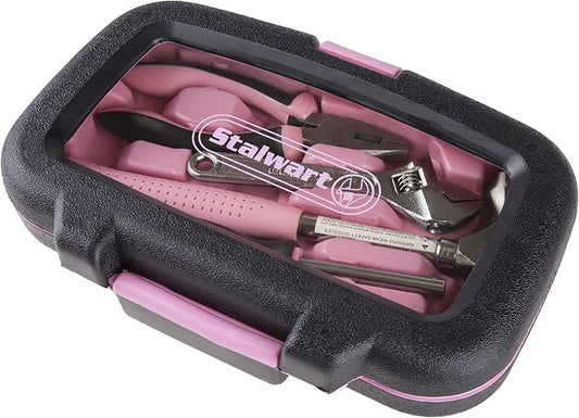 15-Piece Household Hand Tool Set with Carry Case – Tool Kit with Screwdrivers, Pliers, and Wrenches – Great for Home or Car