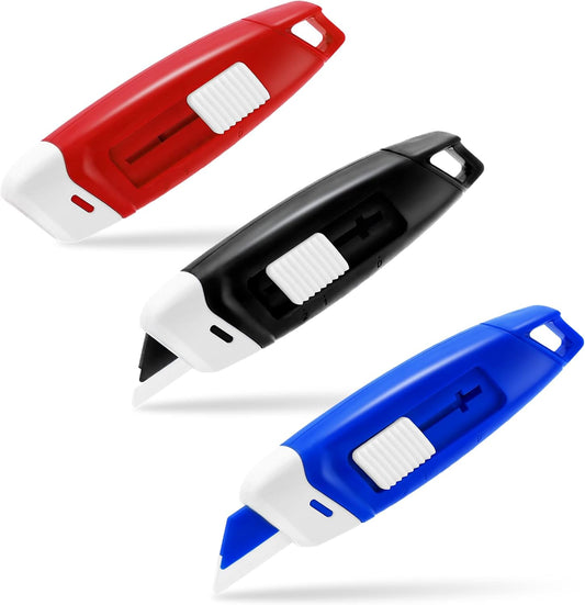 2-Stage Retractable Ceramic Mini Box Cutter-3pcs