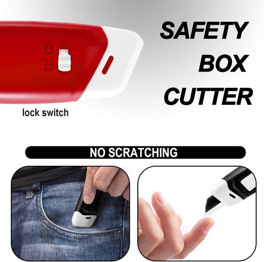 2-Stage Retractable Ceramic Mini Box Cutter-3pcs