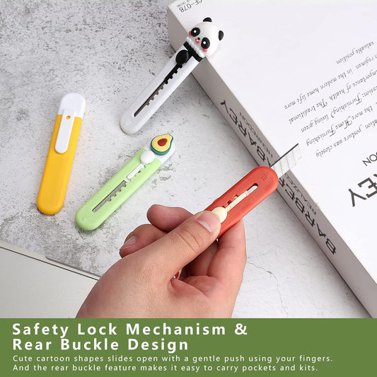 6 Pack Box Cutter Retractable, Sharp Utility Knife Retractable
